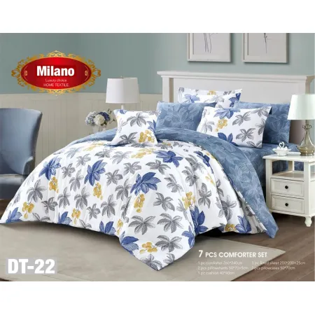 Milanobedlinen Comforter DT 100% Cotton 7pcs Set